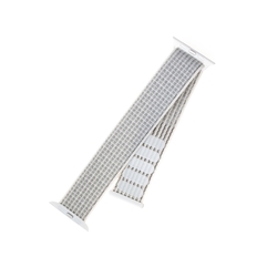 Nylonový řemínek FIXED Nylon Strap pro Apple Watch 42/44/45/49mm, bílý