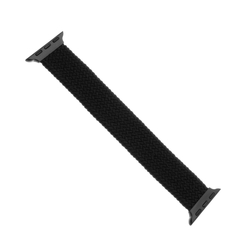 Elastický nylonový řemínek FIXED Nylon Strap pro Apple Watch 38/40/41mm, velikost XL, černý