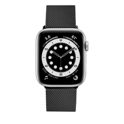 Síťovaný nerezový řemínek FIXED Mesh Strap pro Apple Watch 38/40/41mm, černý
