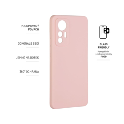 Zadní pogumovaný kryt FIXED Story pro Xiaomi 12 Lite, růžový